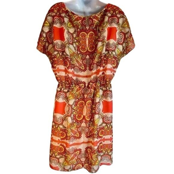 Tahari Lined Pullover Polyester Dress Size 10 - Picture 2 of 8